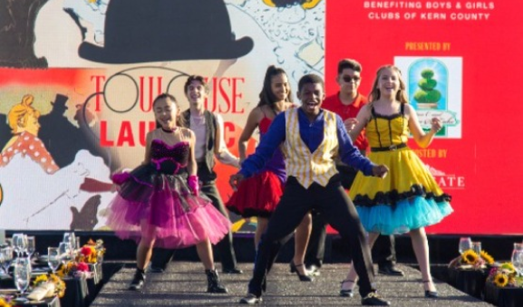Dancing children from the Boys and Girls Clubs of Kern County